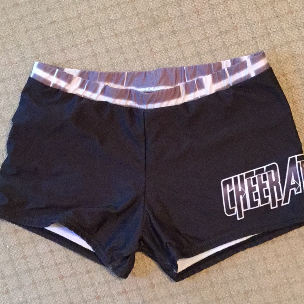 Cheer athletics CA practice wear shorts AM Hashtag